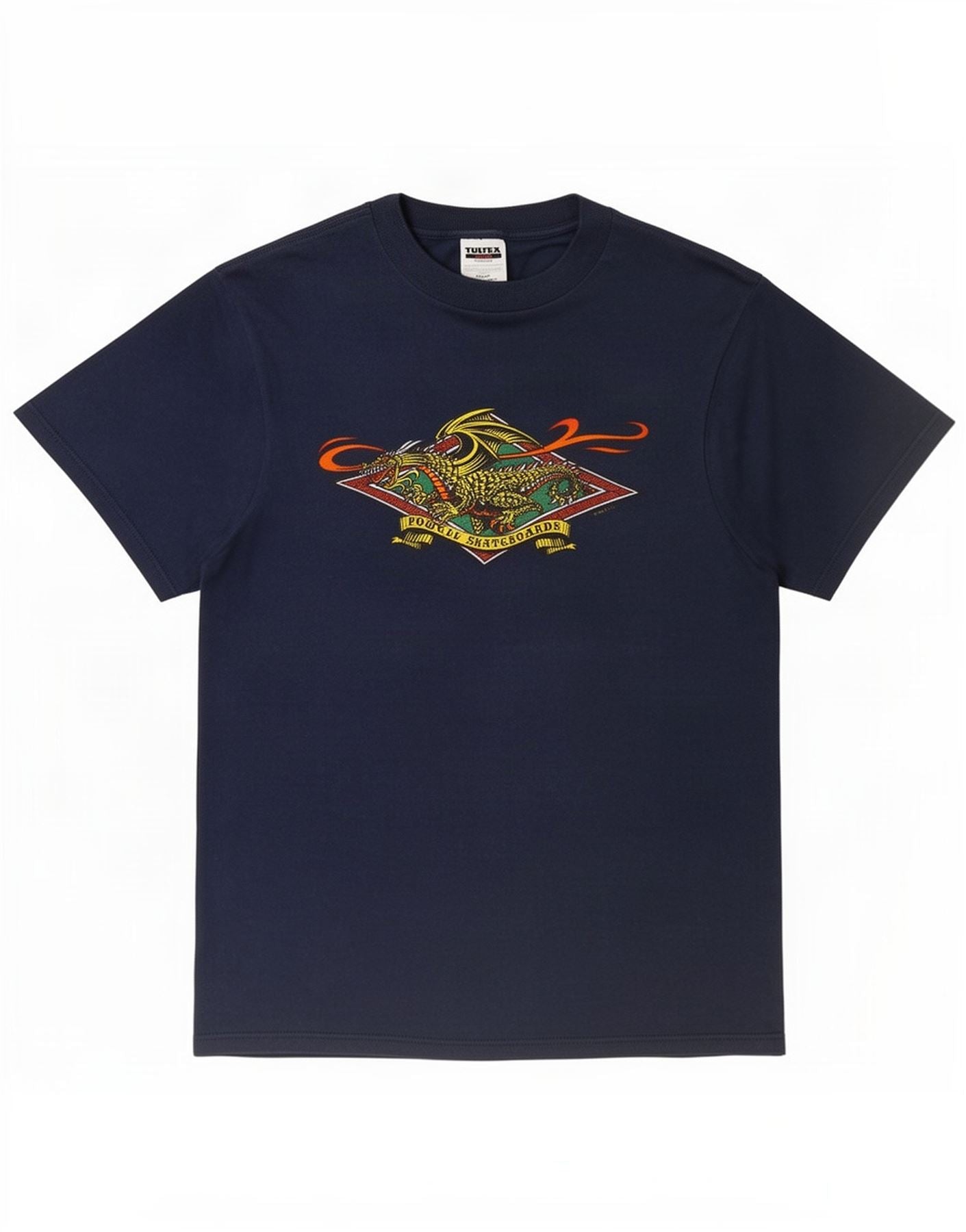 POWELL tシャツ８０‐９０s TULTEX Mens Powell Skateboards Street Dragon 1994 T-Shirt Top