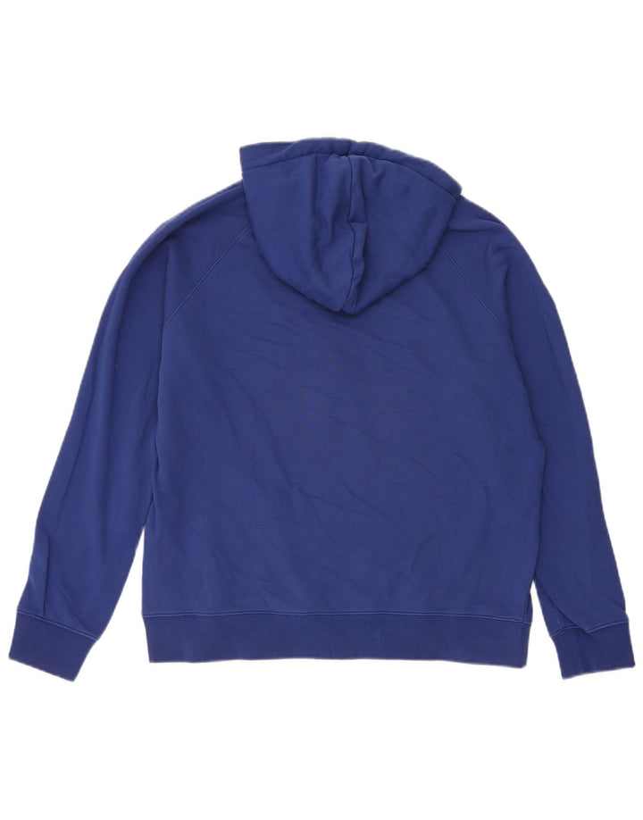 Gant Mens Graphic Hoodie Jumper Large Blue Cotton