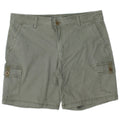 Eddie Bauer Womens Cargo Shorts US 12 Large W36 Khaki Cotton