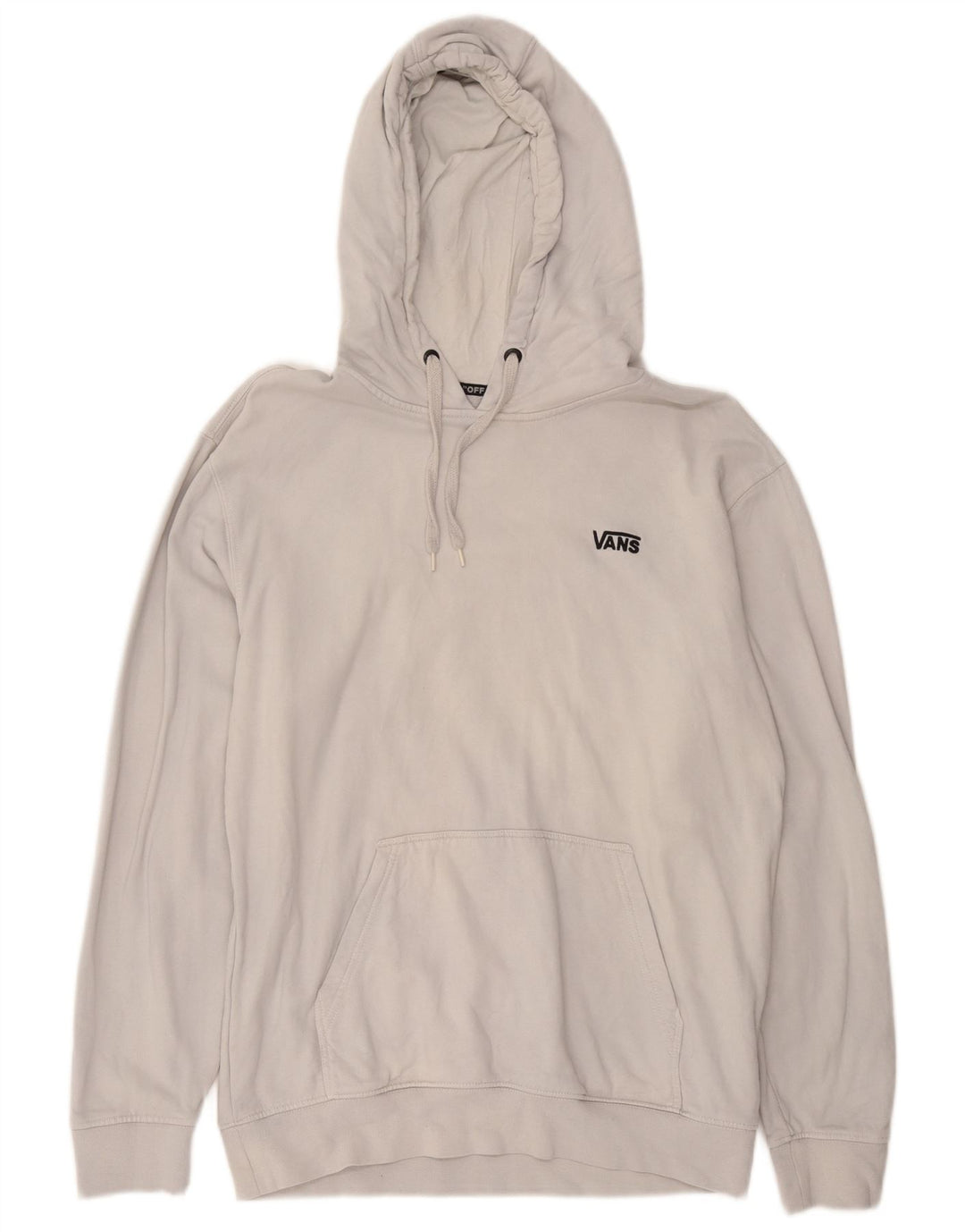 Vans Mens Hoodie Jumper Medium Grey Cotton
