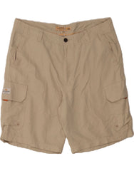 QUIKSILVER Mens Cargo Shorts W36 Large  Beige Polyester