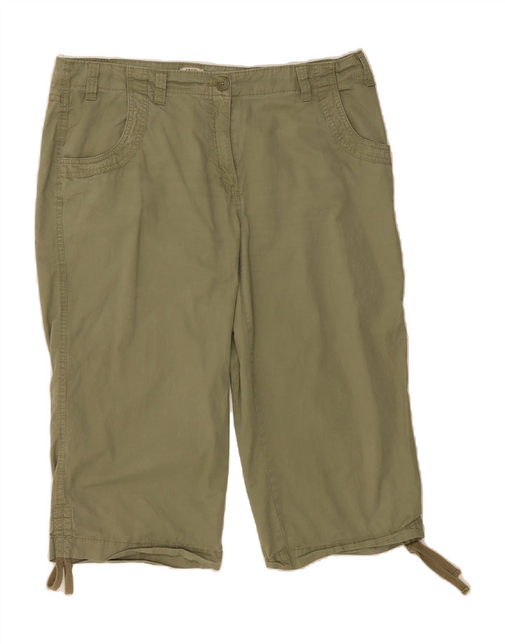 IZOD Womens Bermuda Shorts US 16 2XL W38 Khaki Cotton Vintage Izod and Second-Hand Izod from Messina Hembry 