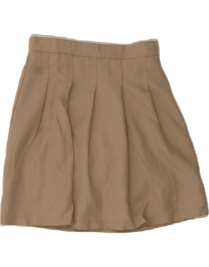 IZOD Girls A-Line Skirt 15-16 Years W26 Beige Polyester Vintage Izod and Second-Hand Izod from Messina Hembry 