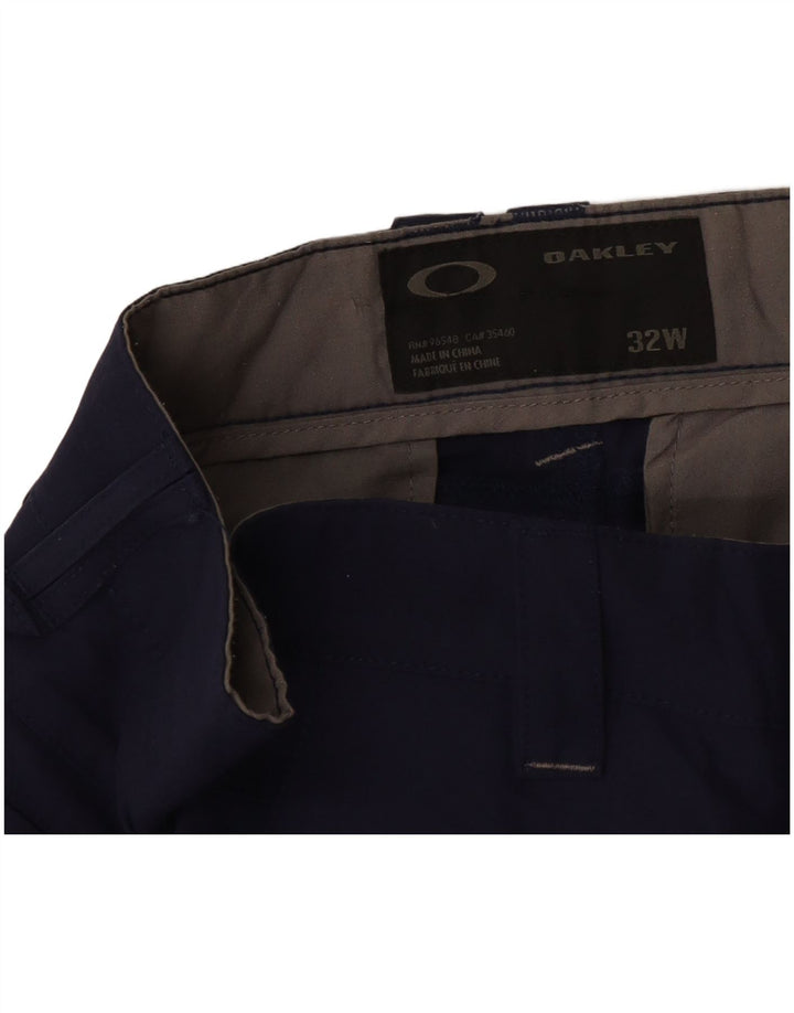 Oakley Mens Chino Shorts W32 Medium Navy Blue