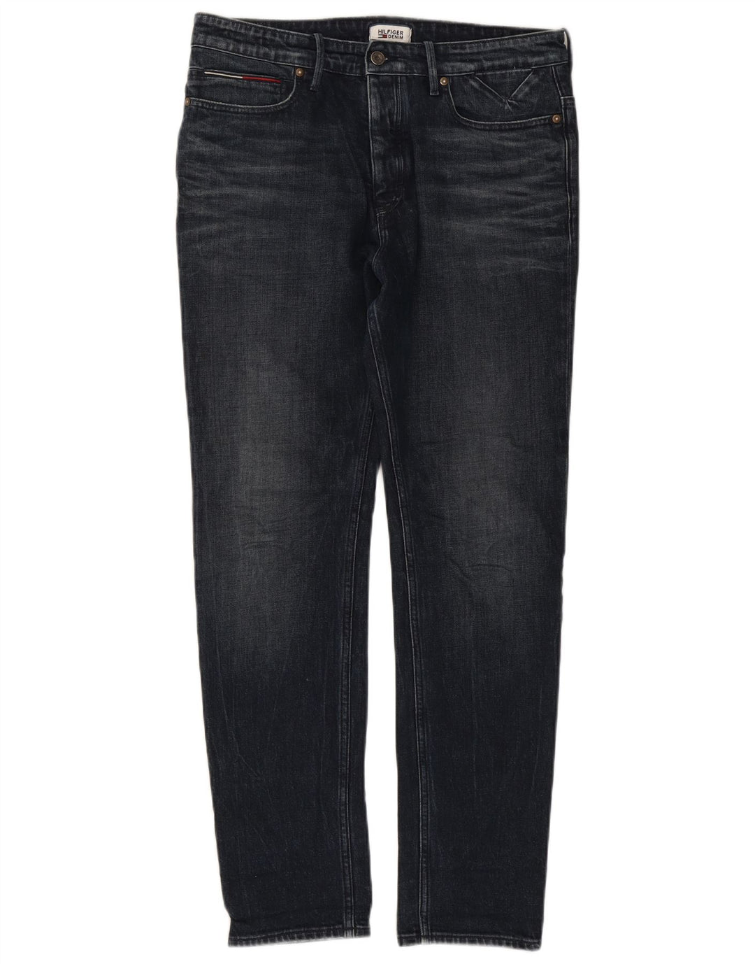 Tommy Hilfiger Mens Slim Jeans W32 L31 Navy Blue