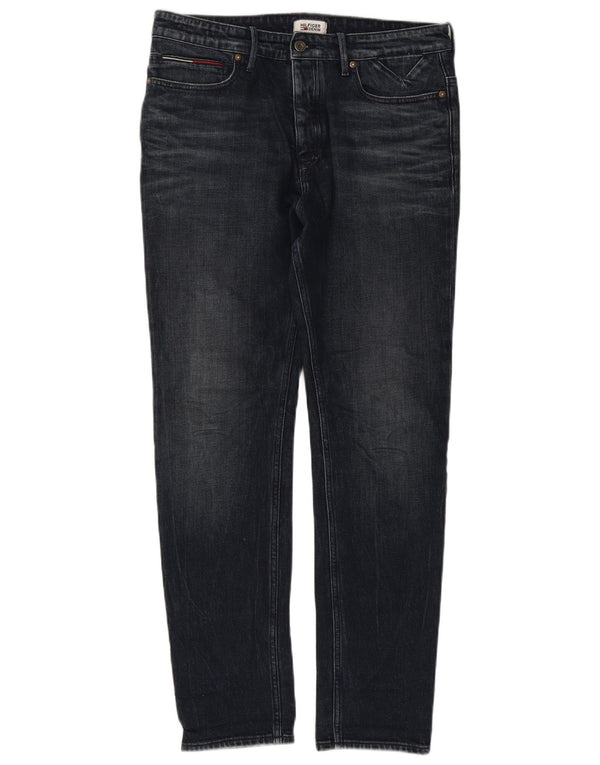 Tommy Hilfiger Mens Slim Jeans W32 L31 Navy Blue