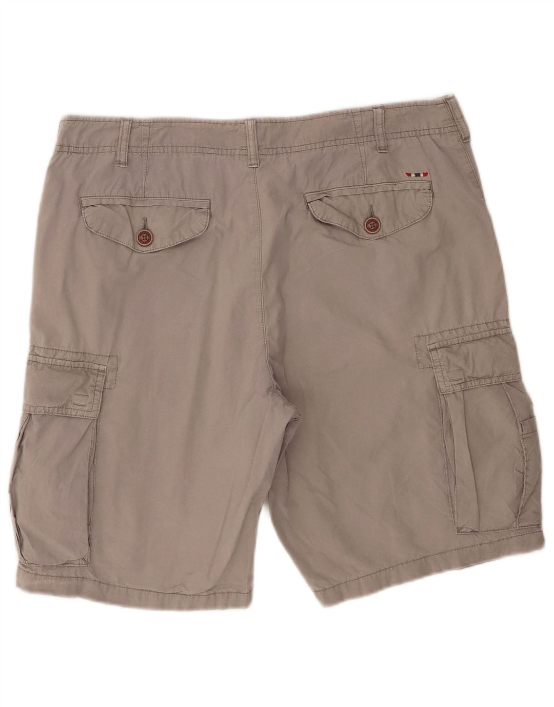 Napapijri Mens Cargo Shorts W34 Large Grey