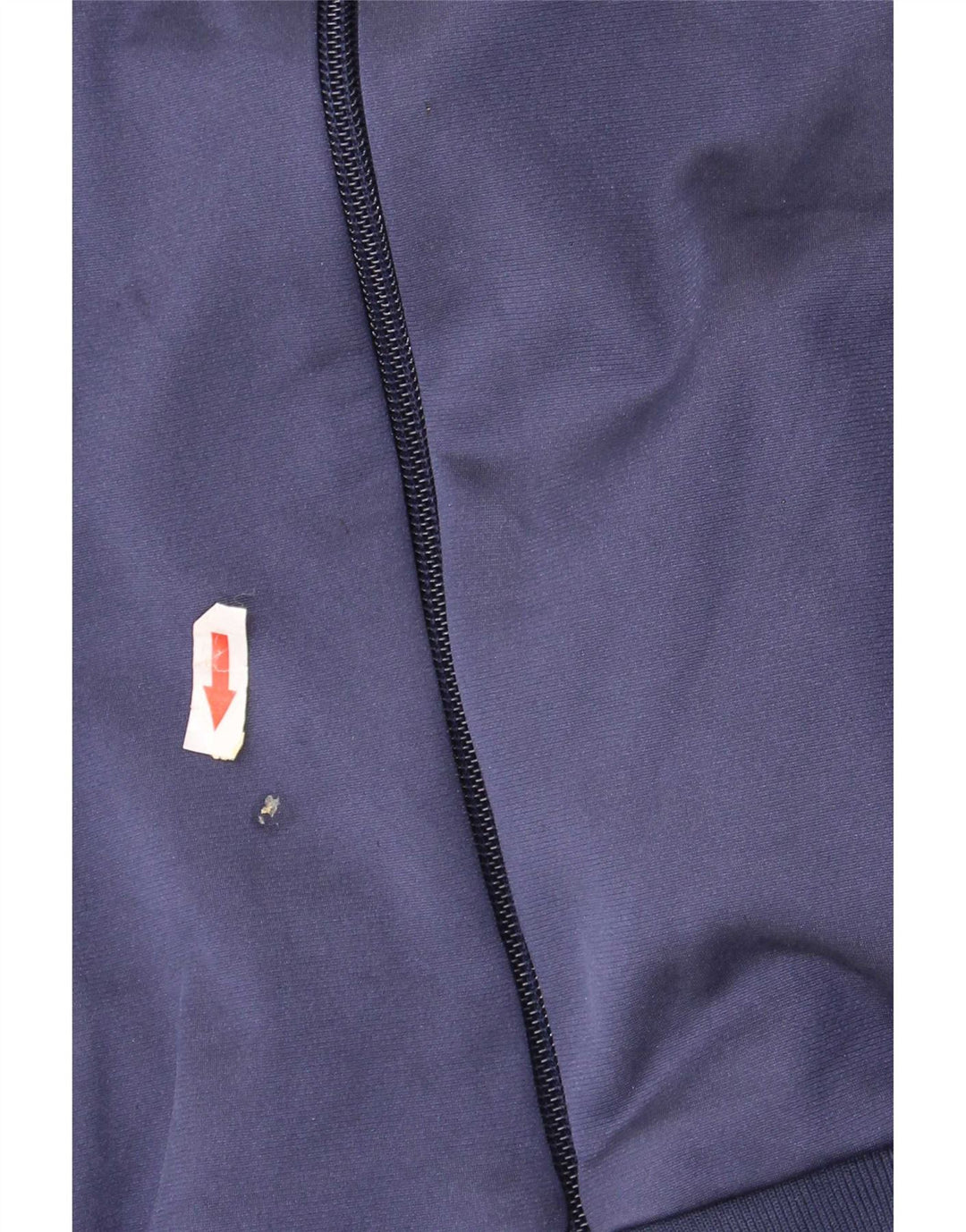 Asics Mens Graphic Tracksuit Top Jacket Large Navy Blue Colourblock