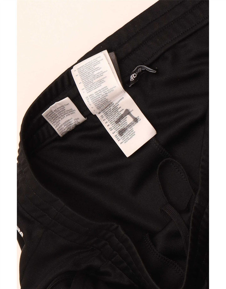 Adidas Mens Climalite Tracksuit Trousers Medium Black Polyester