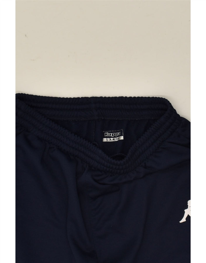 KAPPA Mens Sport Shorts Large Navy Blue Polyester | Vintage Kappa | Thrift | Second-Hand Kappa | Used Clothing | Messina Hembry 