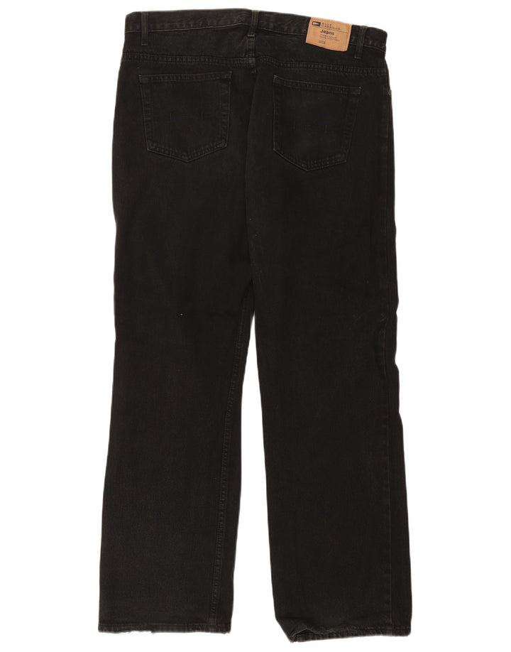 Marks & Spencer Mens Blue Harbour Straight Jeans W36 L31 Black Cotton