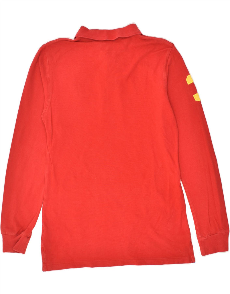 POLO RALPH LAUREN Boys Long Sleeve Polo Shirt 15-16 Years XL Red Cotton | Vintage Polo Ralph Lauren | Thrift | Second-Hand Polo Ralph Lauren | Used Clothing | Messina Hembry 