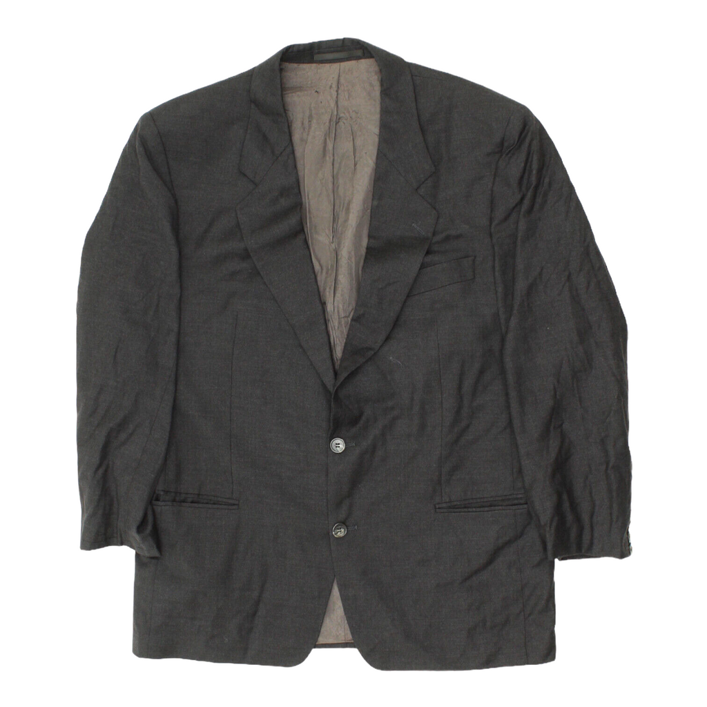 BOSS Hugo Boss Mens Grey Blazer Jacket | Vintage High End Luxury Designer VTG | Vintage Messina Hembry | Thrift | Second-Hand Messina Hembry | Used Clothing | Messina Hembry 