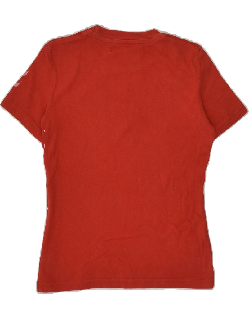 GAS Girls Graphic T-Shirt Top 5-6 Years Small Red Cotton | Vintage Gas | Thrift | Second-Hand Gas | Used Clothing | Messina Hembry 