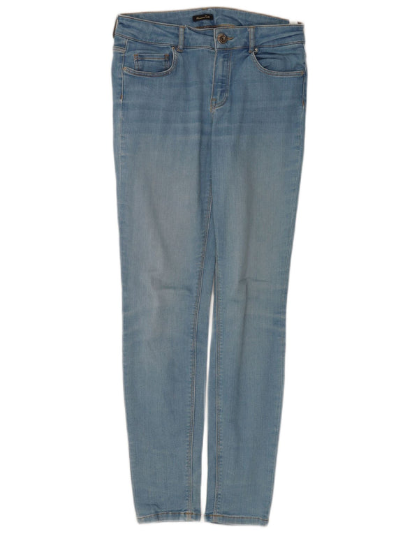 Massimo Dutti Womens Skinny Jeans EU 38 Small W28 L30 Blue Cotton
