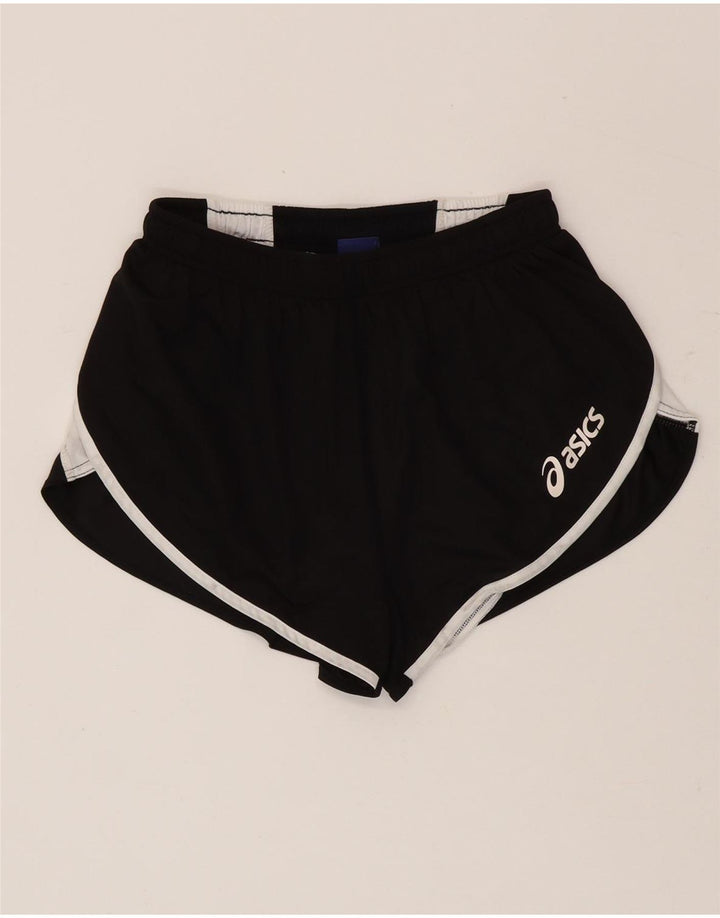 ASICS Womens Swimming Shorts UK 14 Large  Black Colourblock Polyester
