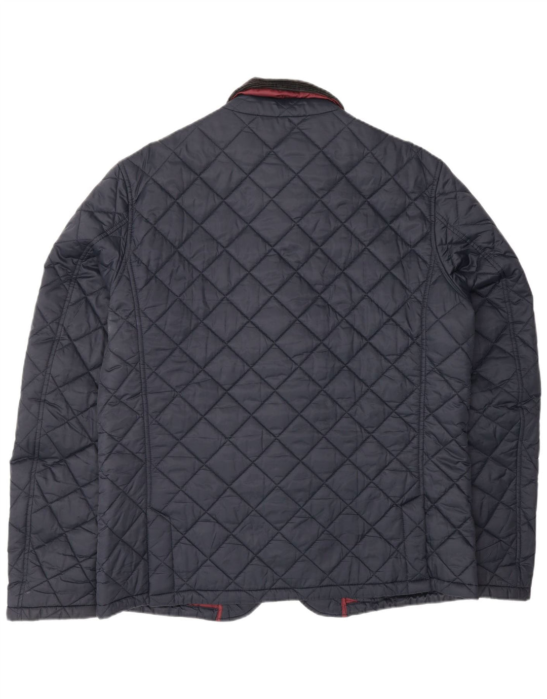 BARBOUR Mens Heritage Quilted Jacket UK 42 XL Navy Blue