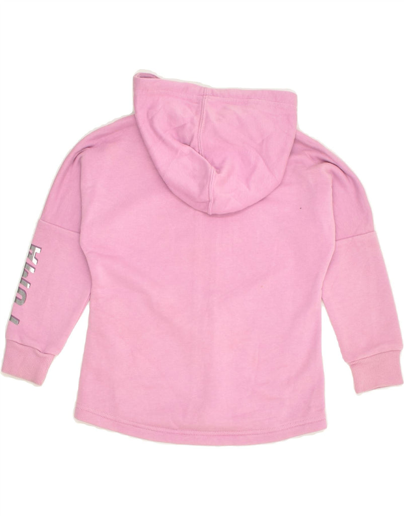 PUMA Girls Graphic Zip Hoodie Sweater 3-4 Years Pink Cotton | Vintage Puma | Thrift | Second-Hand Puma | Used Clothing | Messina Hembry 