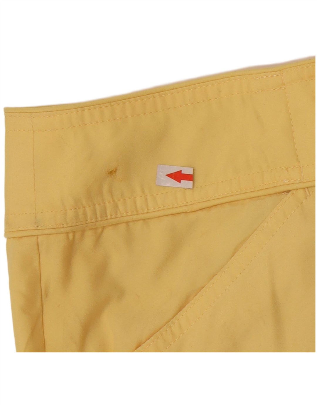 Izod Womens Capri Cargo Trousers US 12 Large W34 L22 Yellow Polyester