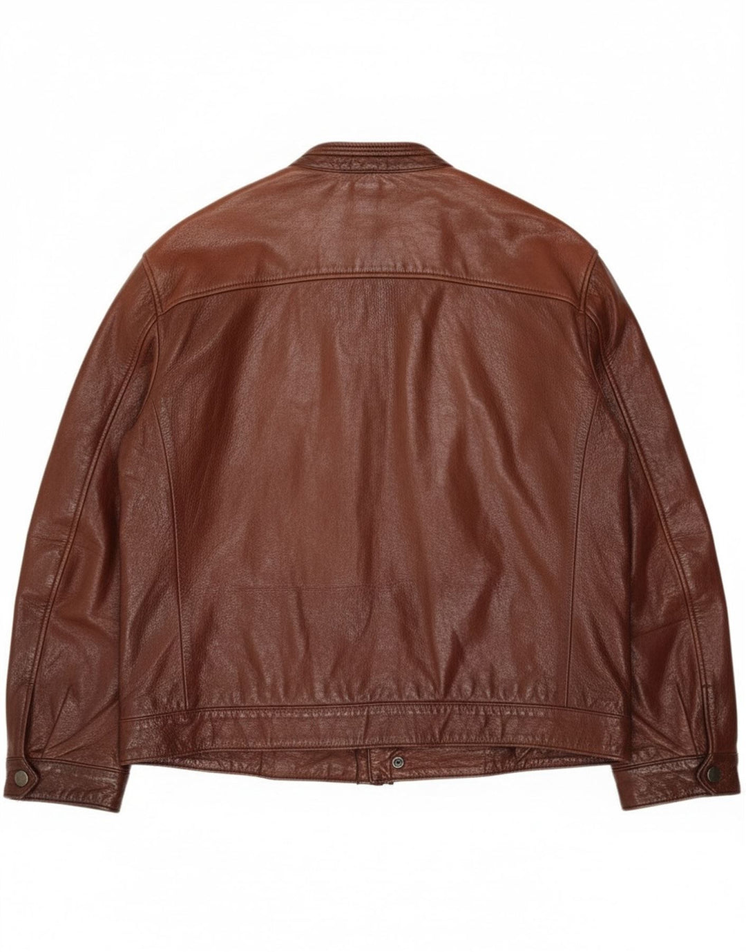 Vintage Mens Leather Jacket UK 38 Medium Brown Leather