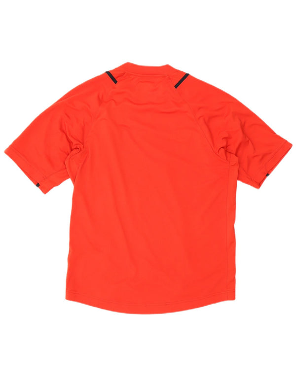 Nike Mens T-Shirt Top UK 42/44 Large Red Colourblock