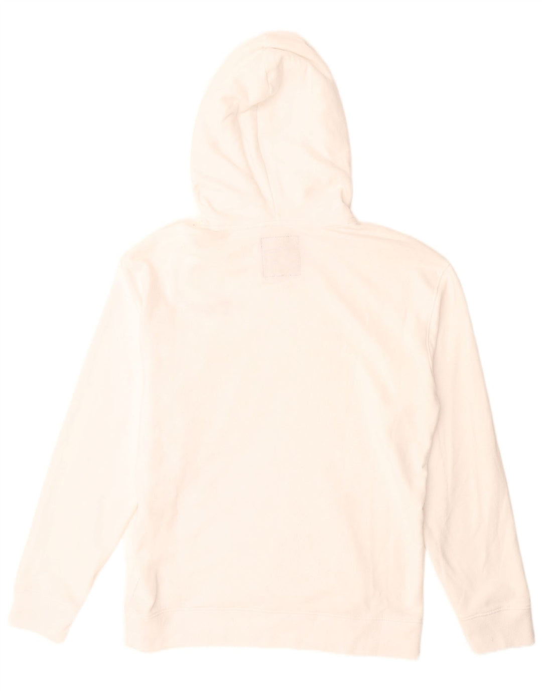 Hollister Mens Hoodie Jumper Small White Cotton