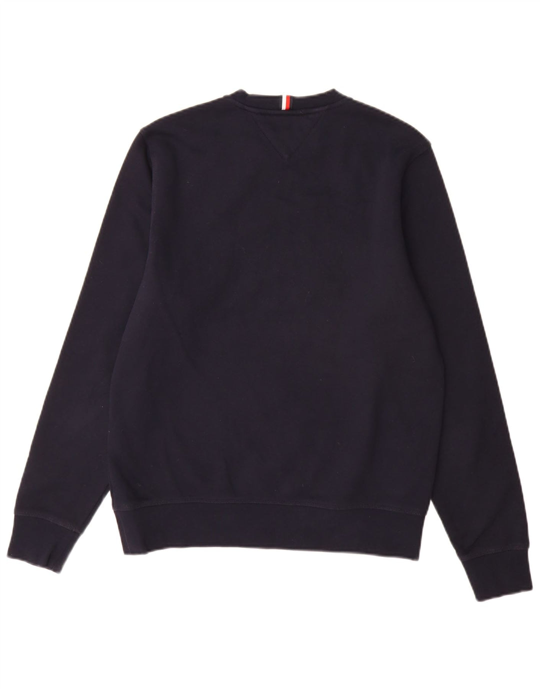 Tommy Hilfiger Mens Graphic Sweatshirt Jumper Small Navy Blue Cotton