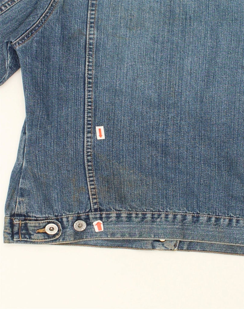 S.OLIVER Womens Denim Jacket UK 10 Small Blue Cotton | Vintage S.Oliver | Thrift | Second-Hand S.Oliver | Used Clothing | Messina Hembry 