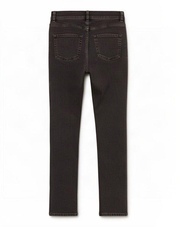 Marks & Spencer Womens Slim Jeans UK 8 Small W26 L27 Black Cotton