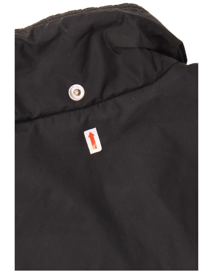 Adidas Mens Graphic Windbreaker Coat UK 38/40 Medium Black Polyamide