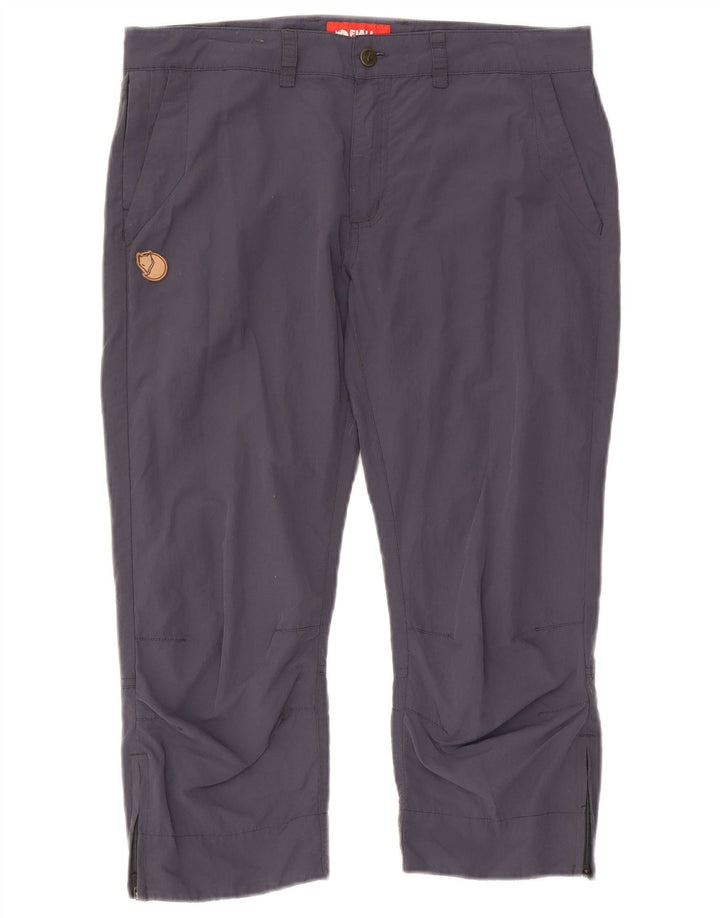 Fjall Raven Womens Capri Trousers EU 40 Medium W31 L21 Navy Blue Polyamide
