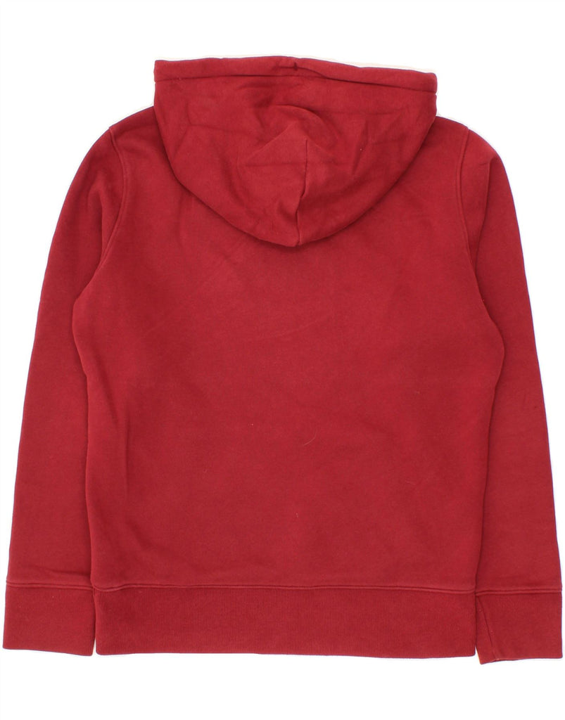 HOLLISTER Mens Graphic Hoodie Jumper XS Red Cotton Vintage Hollister and Second-Hand Hollister from Messina Hembry 
