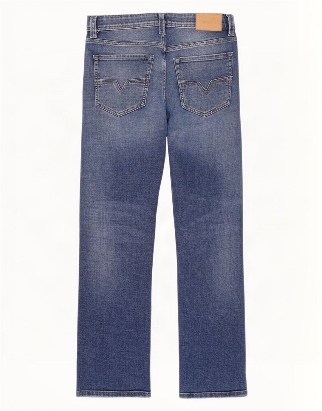 Diesel Mens Straight Jeans W31 L30 Blue Cotton