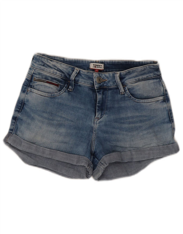 Tommy Hilfiger Womens Denim Shorts W27 Small Blue Cotton
