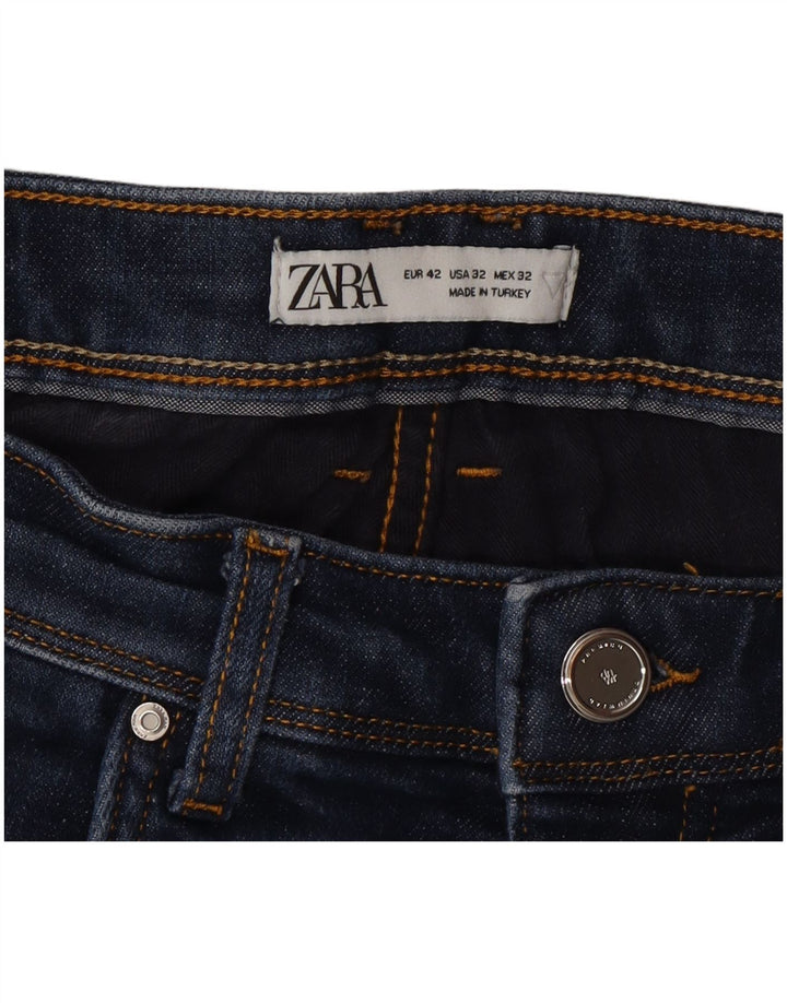 Zara Mens Slim Jeans EU 42 Large W32 L26 Blue