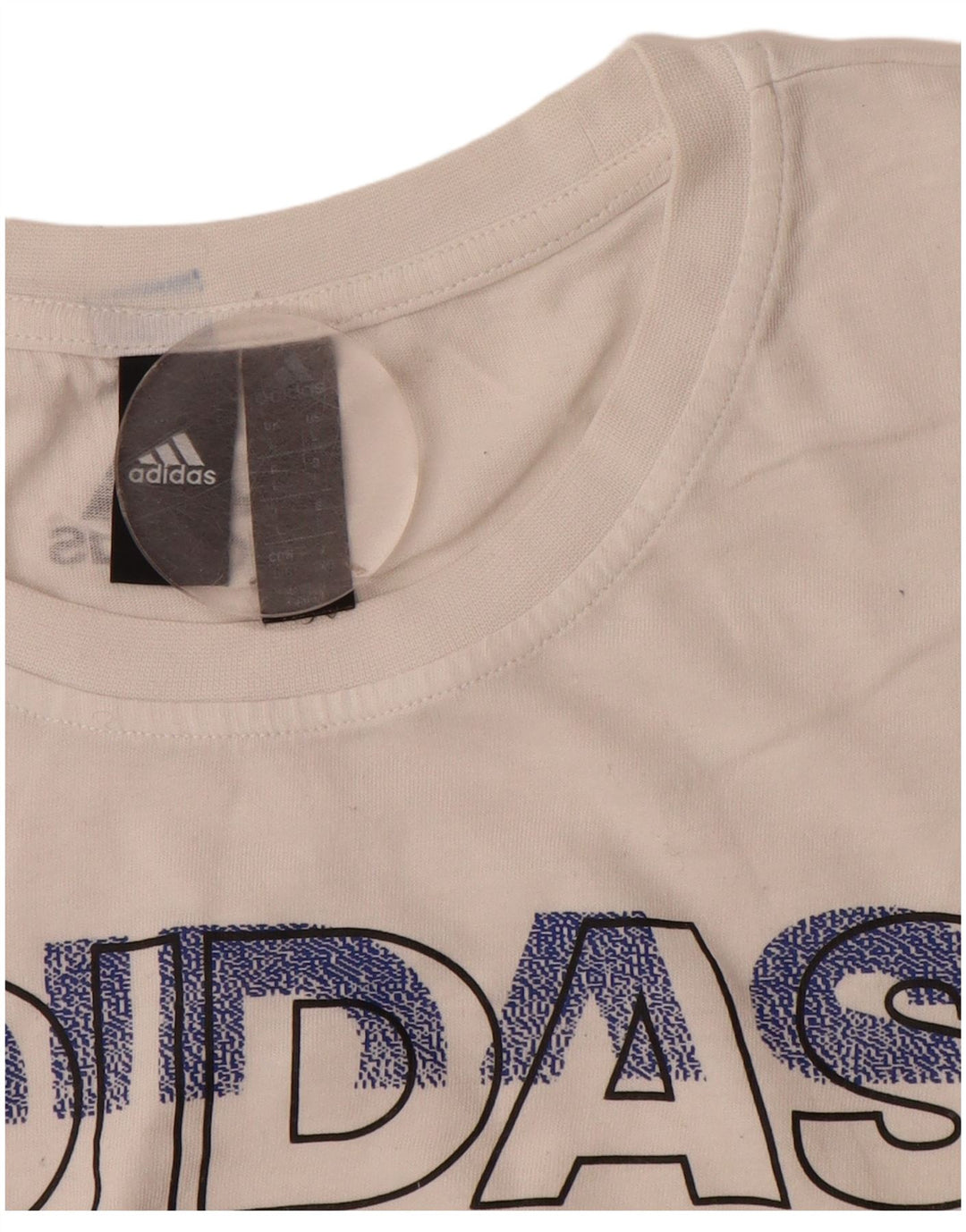 Adidas Mens Graphic T-Shirt Top Large White Cotton