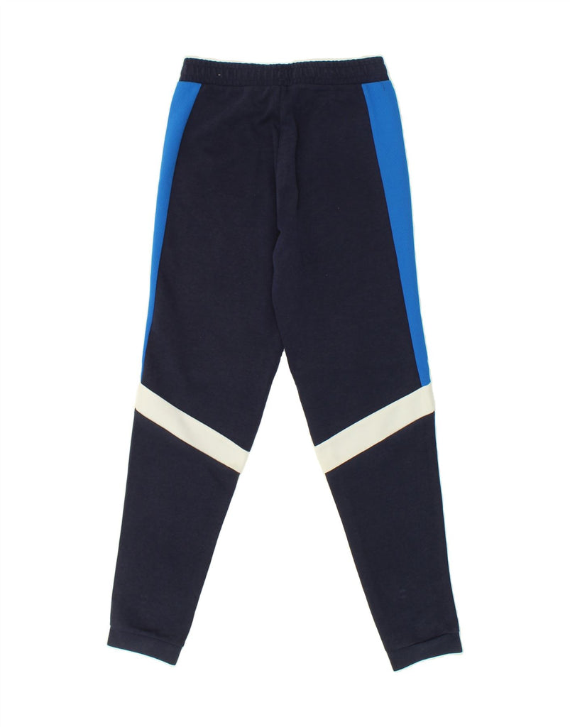 PUMA Boys Tracksuit Trousers Joggers 15-16 Years Navy Blue Colourblock | Vintage Puma | Thrift | Second-Hand Puma | Used Clothing | Messina Hembry 