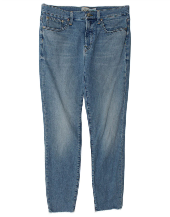 J. CREW Womens Skinny Jeans W29 L27 Blue Cotton