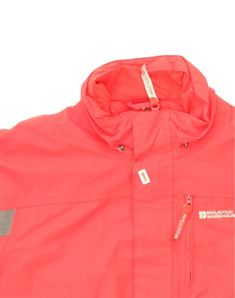 MOUNTAIN WAREHOUSE Boys Windbreaker Jacket 11-12 Years Orange Colourblock | Vintage Mountain Warehouse | Thrift | Second-Hand Mountain Warehouse | Used Clothing | Messina Hembry 