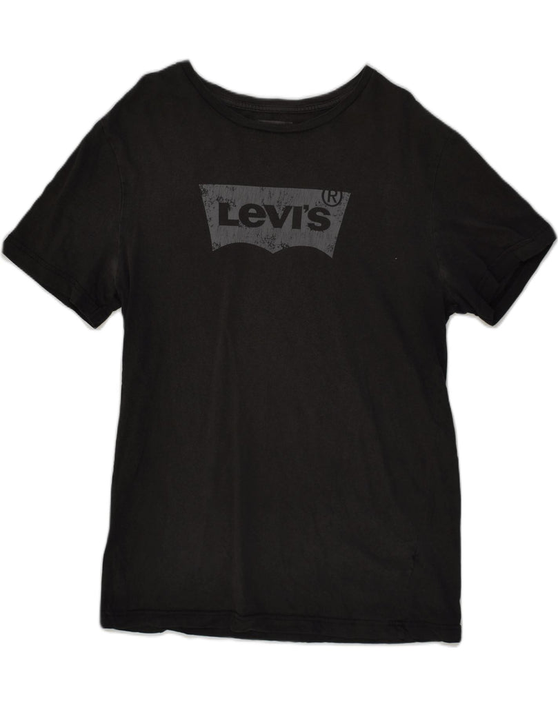 LEVI'S Mens Graphic T-Shirt Top Small Black | Vintage Levi's | Thrift | Second-Hand Levi's | Used Clothing | Messina Hembry 