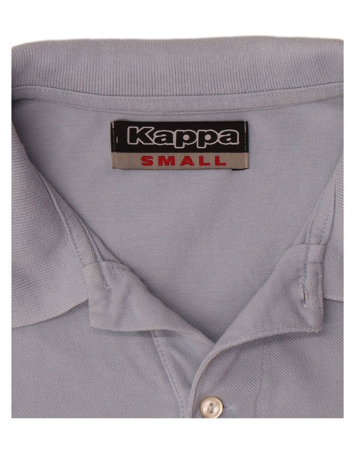 Kappa Mens Polo Shirt Small Blue Cotton
