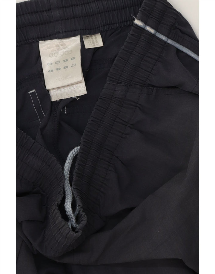 Adidas Mens Bermuda Sport Shorts Small  Navy Blue Polyester