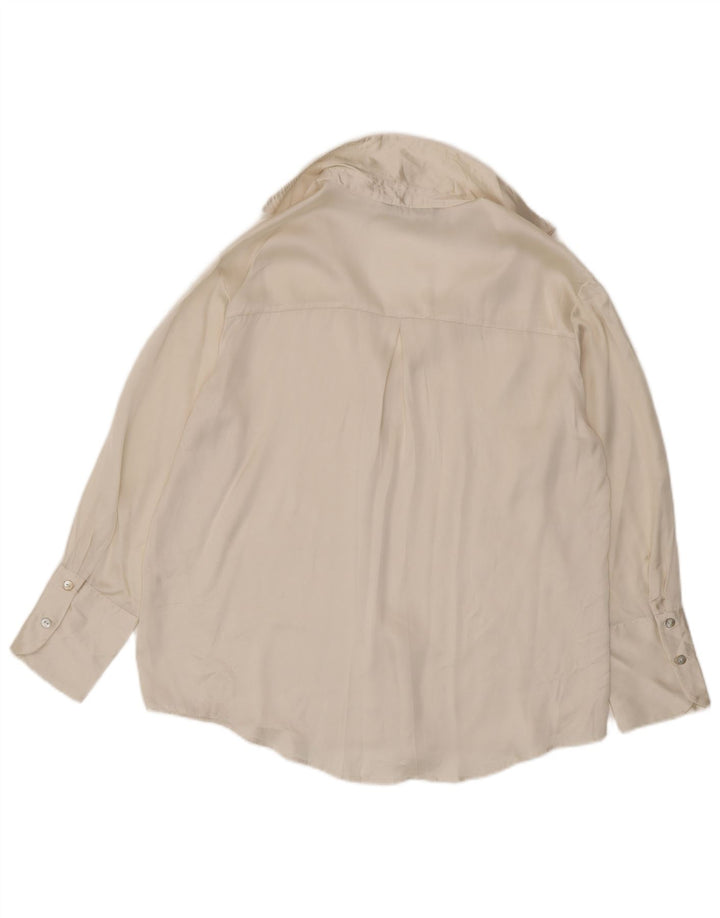 Zara Womens Oversized Shirt Blouse UK 14 Medium White
