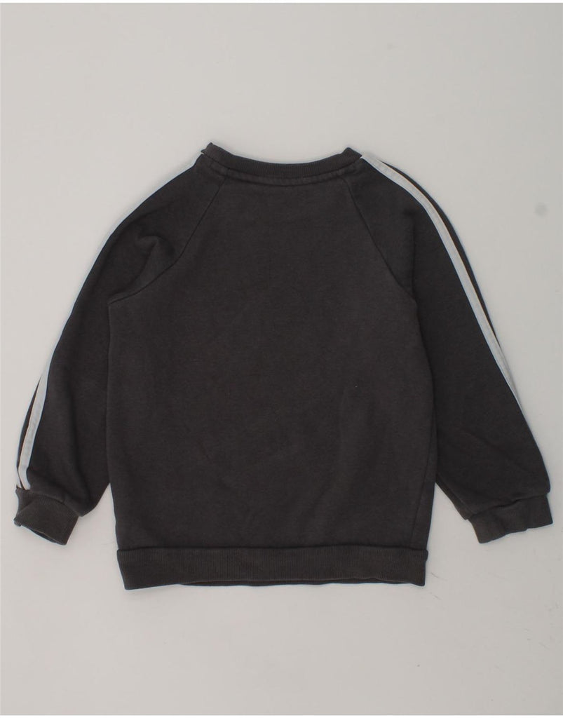 ADIDAS Boys Graphic Sweatshirt Jumper 2-3 Years Grey Cotton | Vintage Adidas | Thrift | Second-Hand Adidas | Used Clothing | Messina Hembry 