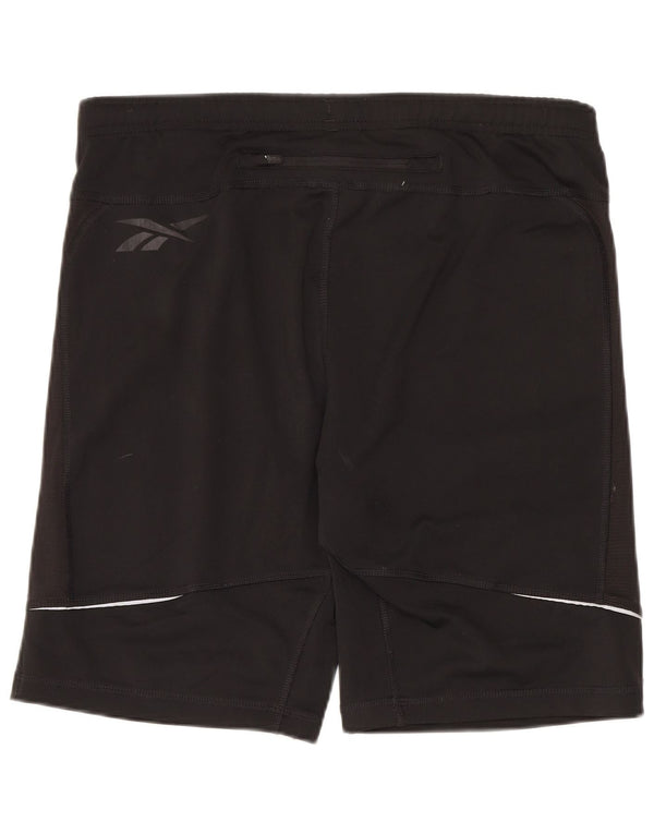 Reebok Mens Sport Shorts Large Black Polyester