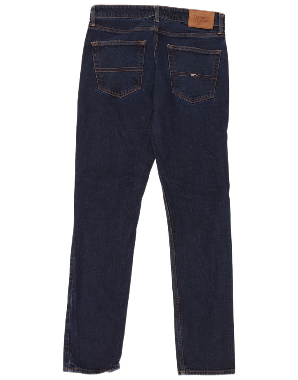 Tommy Hilfiger Mens Skinny Jeans W32 L34 Navy Blue Cotton