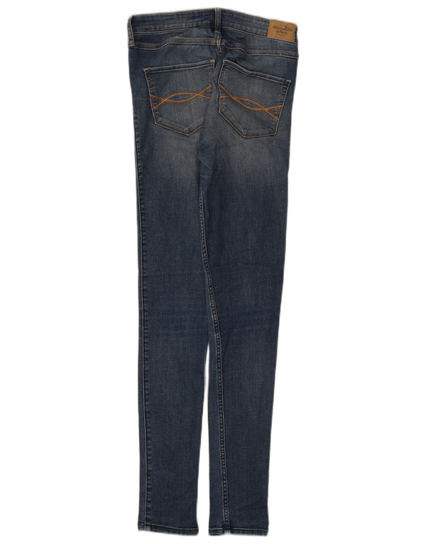 Abercrombie & Fitch Womens Skinny Jeans US 6 Medium W28 L31 Blue Cotton