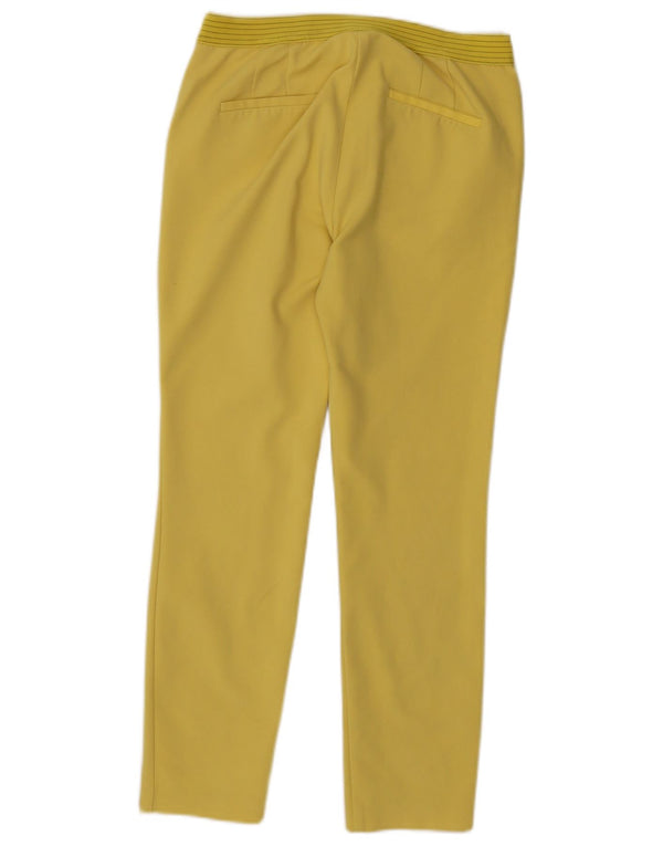 Zara Womens Slim Chino Trousers Medium W28 L26 Yellow