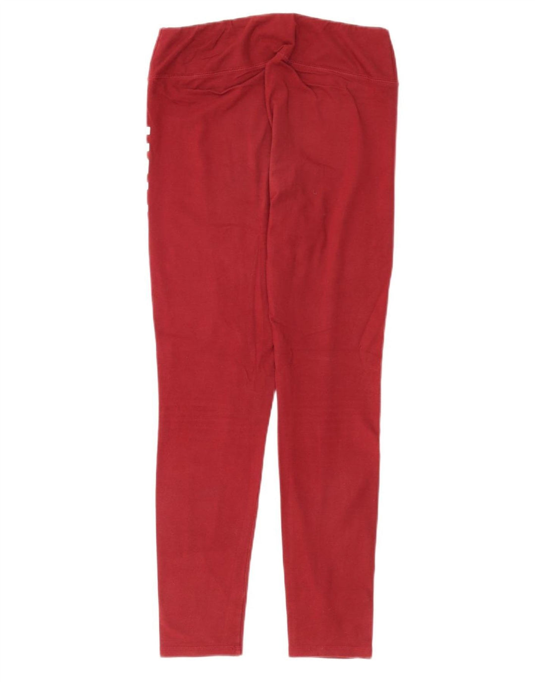 HOLLISTER Womens Graphic Leggings UK 12 Medium Burgundy