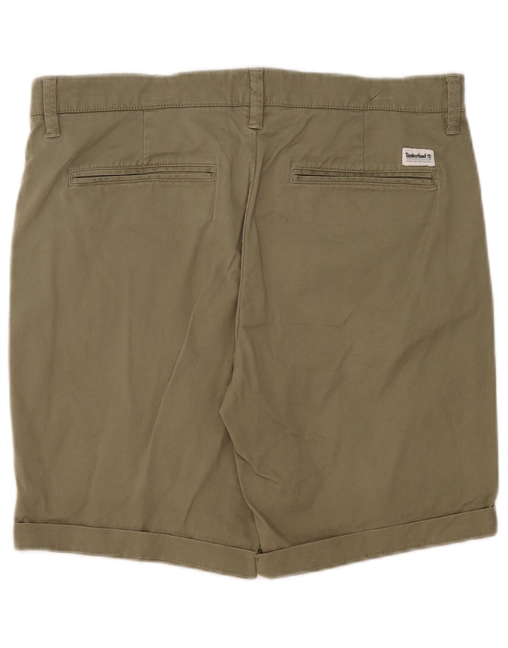 Timberland Mens Chino Shorts W33 Medium Khaki Cotton